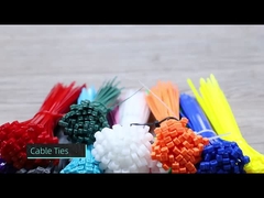 अनुकूलित प्लास्टिक सेल्फ लॉकिंग वायर वेल्क्रो केबल फैटनर टाई नायलॉन केबल टाई