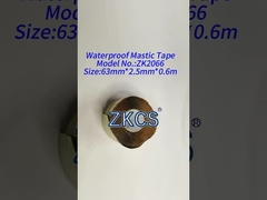 63 मिमी *0.6 मिमी जलरोधक मास्टिक टेप/केबल सील करने के लिए पीवीसी टेप के साथ उपयोग