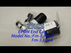 ओजोन और यूवी प्रतिरोध कोल्ड सिकुड़ने EPDM अंत टोपी केबलों और पाइपों के लिए अंत सुरक्षा