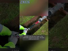 केबल OD उच्च श्रिंक अनुपात के लिए बिग केबल OD EPDM कोल्ड श्रिंक ट्यूब 14-33mm