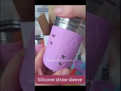 पर्यावरण के अनुकूल सिलिकॉन स्ट्रॉ स्लीव हर पेय में आराम और शैली जोड़ते हैं