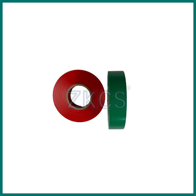 19mm*0.13mm*10m लौ retardant और तापमान प्रतिरोधी पीवीसी विद्युत इन्सुलेशन टेप रंग कोडिंग के लिए