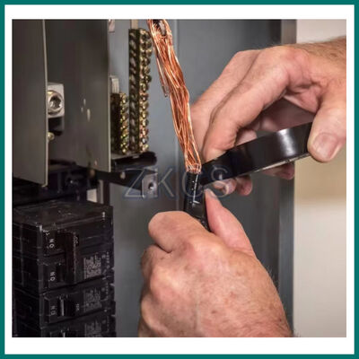 टूटने पर लम्बाई ≥ 150 प्रतिशत प्रकार इन्सुलेशन टेप तापमान प्रतिरोध 180 डिग्री सेल्सियस गर्मी प्रतिरोधी विद्युत टेप